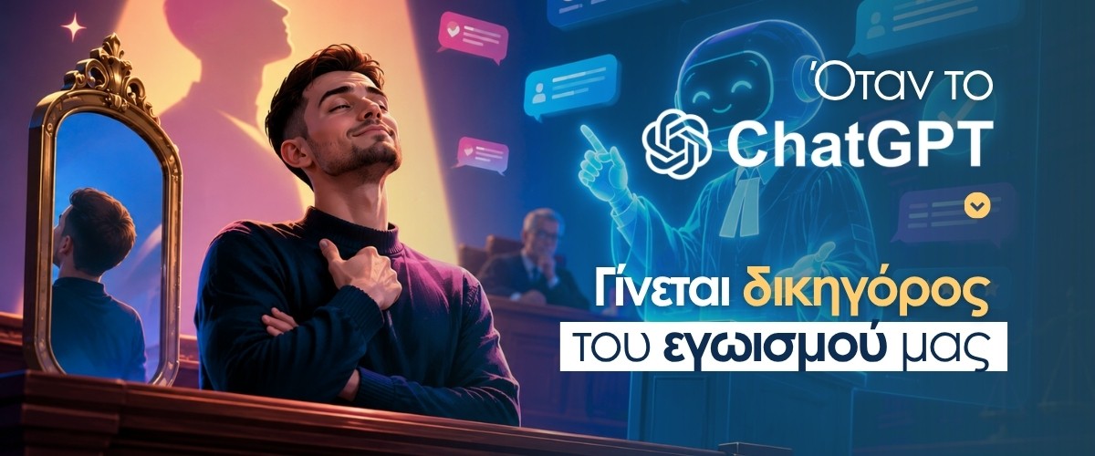 Όταν το ChatGPT γίνεται δικηγόρος του εγωισμού μας